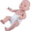 Poupée Paola Reina 45 cm - Bebita nouveau-né avec couche