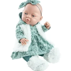 Poupée Paola Reina 45 cm - Bebita avec une robe à fleurs