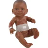 Poupée Paola Reina 45 cm - Bebita nouveau-né - Fille noire