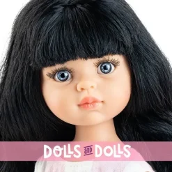 Poupée Paola Reina 32 cm - Las Amigas - Carina en robe à carreaux rose