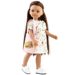Poupée Paola Reina 32 cm - Las Amigas - Simona avec robe à fleurs et sac