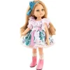 Poupée Paola Reina 32 cm - Las Amigas - Noelia dans une robe à imprimé naturel