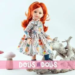 Poupée Paola Reina 32 cm - Las Amigas Articulée - Cristi avec robe à fleurs