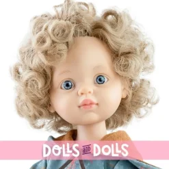 Poupée Paola Reina 32 cm - Las Amigas - Luis avec un ensemble de dinosaures