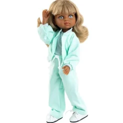Poupée Paola Reina 32 cm - Las Amigas Articulée - Cora avec une tenue verte