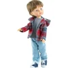 Poupée Paola Reina 32 cm - Las Amigas Articulée - Miguel en veste à carreaux et jeans