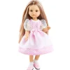 Poupée Paola Reina 32 cm - Las Amigas Articulée - Miriam en robe à pois roses
