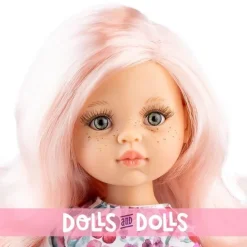 Poupée Paola Reina 32 cm - Las Amigas - Rosa avec robe à fleurs et sac