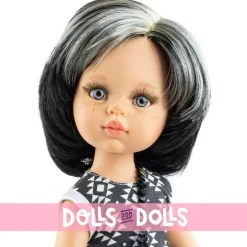 Poupée Paola Reina 32 cm - Las Amigas Funky - Ani dans une robe noire aux formes géométriques
