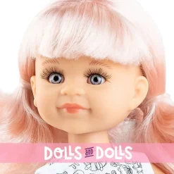 Poupée Paola Reina 32 cm - Las Amigas - Cleo dans une robe à imprimé poupée