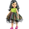 Poupée Paola Reina 32 cm - Las Amigas Funky - Kechu dans une robe aux bordures brodées