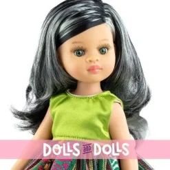 Poupée Paola Reina 32 cm - Las Amigas Funky - Kechu dans une robe aux bordures brodées