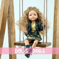 Poupée Paola Reina 32 cm - Las Amigas Articulée - Manica avec tenue imprimée militaire