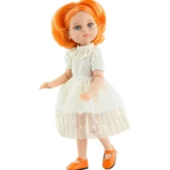 Poupée Paola Reina 32 cm - Las Amigas Articulée - Anita im beigen Kleid