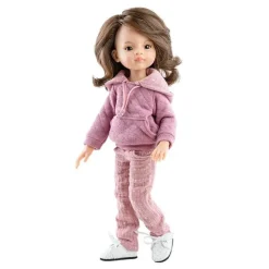 Poupée Paola Reina 32 cm - Las Amigas Articulée - Liu avec tenue rose
