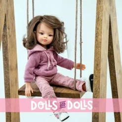 Poupée Paola Reina 32 cm - Las Amigas Articulée - Liu avec tenue rose