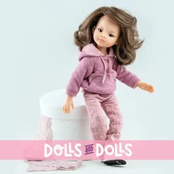 Poupée Paola Reina 32 cm - Las Amigas Articulée - Liu avec tenue rose