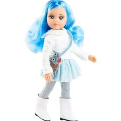 Poupée Paola Reina 32 cm - Las Amigas Funky - Kiara avec robe d'hiver et sac