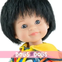 Poupée Paola Reina 32 cm - Las Amigas - Unai avec un sweatshirt à fusée