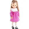 Poupée Paola Reina 32 cm - Las Amigas - Cassandra en robe à carreaux rose