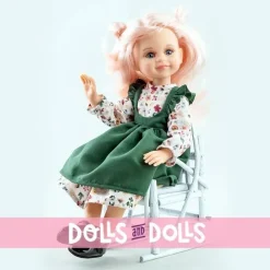 Poupée Paola Reina 32 cm - Las Amigas Articulée - Cleo avec robe à fleurs