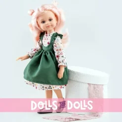 Poupée Paola Reina 32 cm - Las Amigas Articulée - Cleo avec robe à fleurs