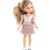 Poupée Paola Reina 32 cm - Las Amigas - María José dans une robe rose avec des couleurs