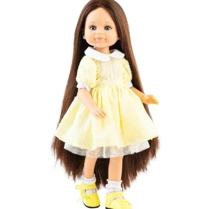 Poupée Paola Reina 32 cm - Las Amigas Articulée - Gema en robe jaune