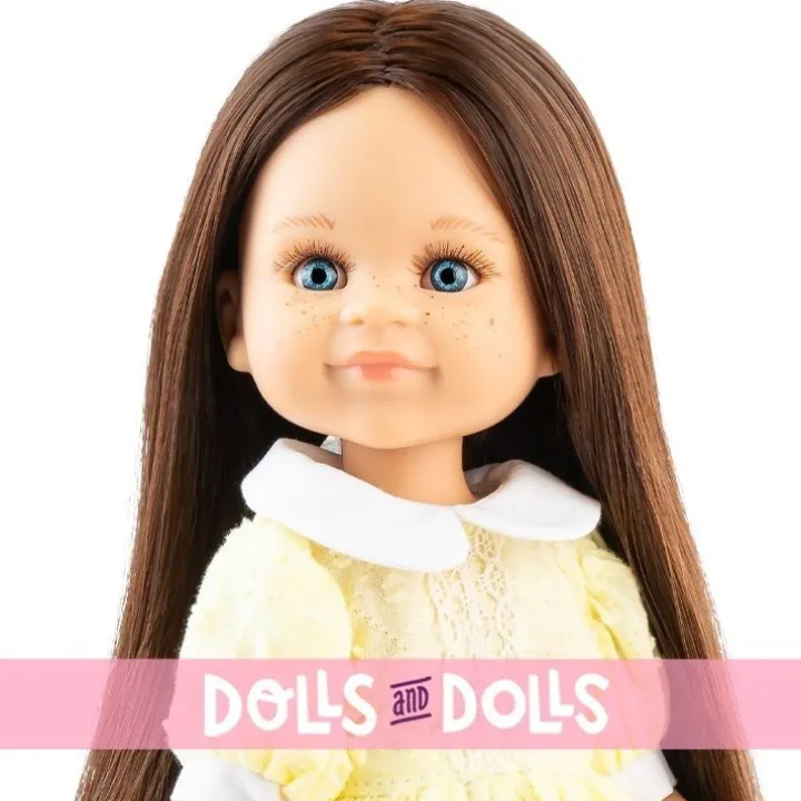 Poupée Paola Reina 32 cm - Las Amigas Articulée - Gema en robe jaune