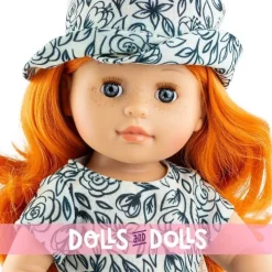 Poupée Paola Reina 45 cm - Soy tú - Maribel avec une tenue florale