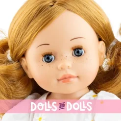 Poupée Paola Reina 45 cm - Soy tú - María dans une robe blanche avec des marguerites