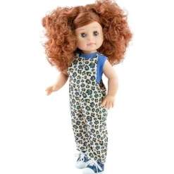Poupée Paola Reina 45 cm - Soy tú - Becca en combinaison à imprimé animal