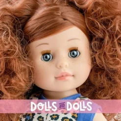 Poupée Paola Reina 45 cm - Soy tú - Becca en combinaison à imprimé animal