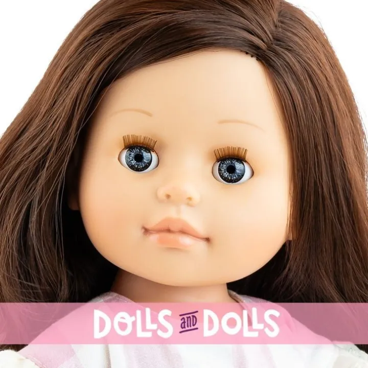 Poupée Paola Reina 45 cm - Soy tú - Emily en robe à carreaux rose