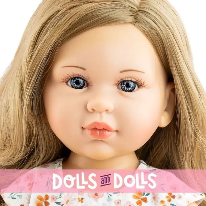 Poupée Paola Reina 45 cm - Soy tú - Audrey en robe à fleurs orange