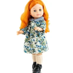 Poupée Paola Reina 45 cm - Soy tú - Becca en robe bleue à fleurs