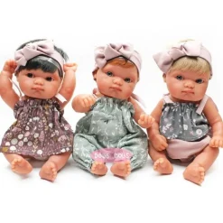 Poupées Antonio Juan 21 cm - Mufly (Set E avec 3 poupées)