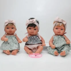 Poupées Antonio Juan 21 cm - Mufly (Set C avec 3 poupées)