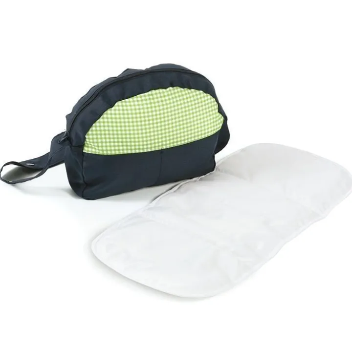 Sac pour landau de poupée - Bayer Chic 2000 - Vert et Marine