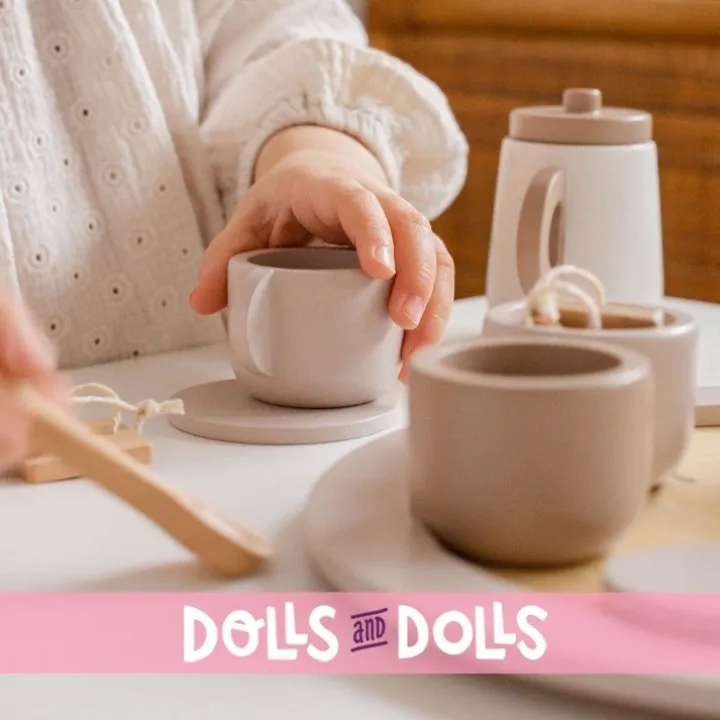 Service à thé Label Label - Nougat