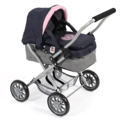 Smarty petit landau pour poupée 57 cm - Bayer Chic 2000 - Navy-Grey