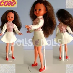 Support de poupée en métal 2290 en lilas pour type Barbie