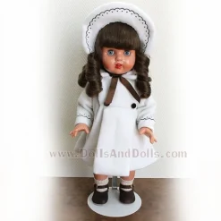 Support de poupée en métal 3101 en blanc pour type Mariquita Perez