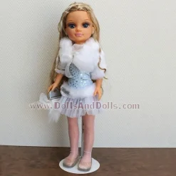 Support de poupée en métal 2501 en blanc pour type Nancy KidznCats