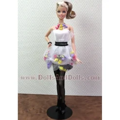 Support de poupée en métal 2275 en noir pour type Barbie