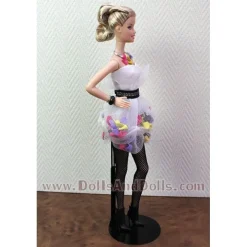 Support de poupée en métal 2275 en noir pour type Barbie