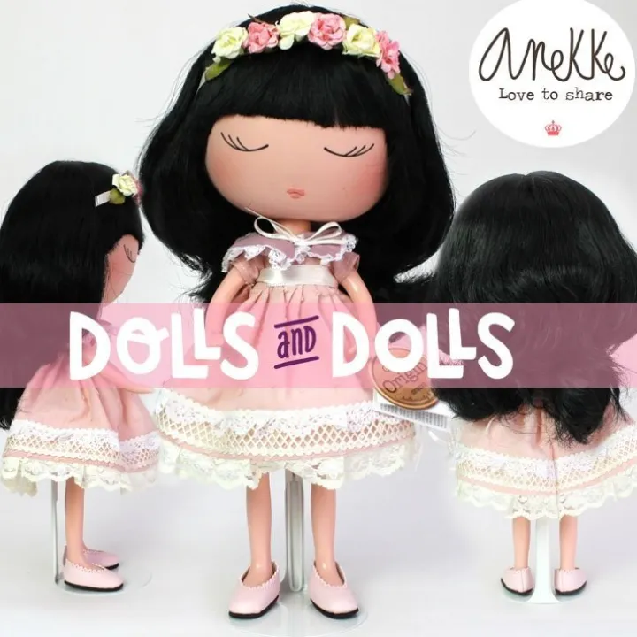 Support de poupée en métal 2275 en noir pour type Barbie