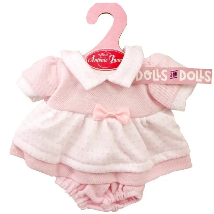 Tenue de poupée Antonio Juan 26-27 cm - Robe rose avec nœud