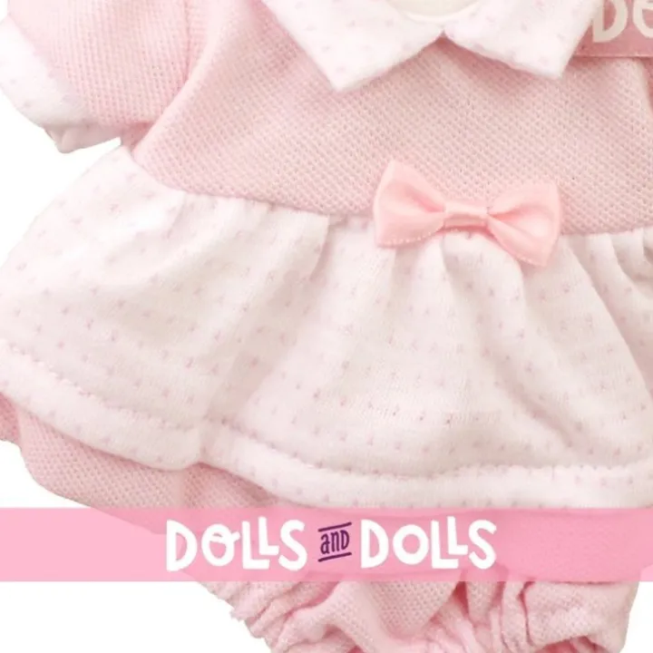 Tenue de poupée Antonio Juan 26-27 cm - Robe rose avec nœud