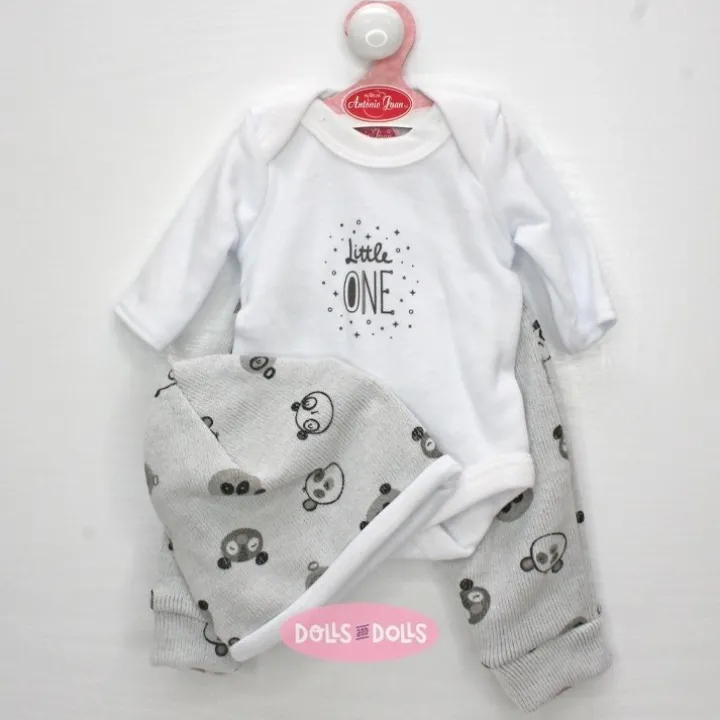 Tenue de poupée Antonio Juan 40-42 cm - Collection Sweet Reborn - Ensemble d'ours avec chapeau